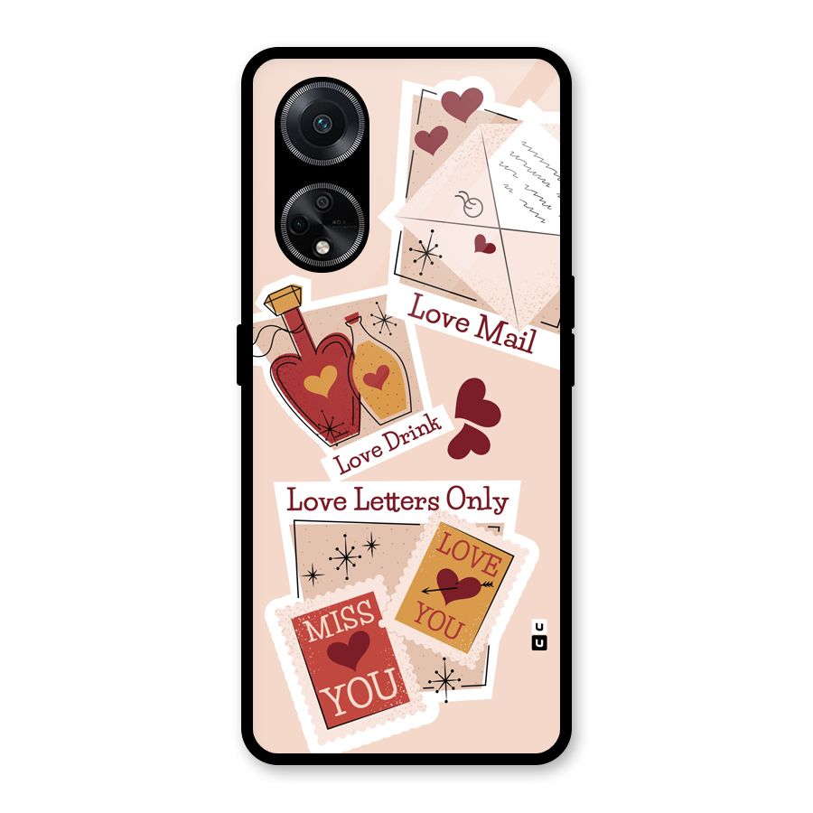 Love Language Glass Back Case for Oppo F23