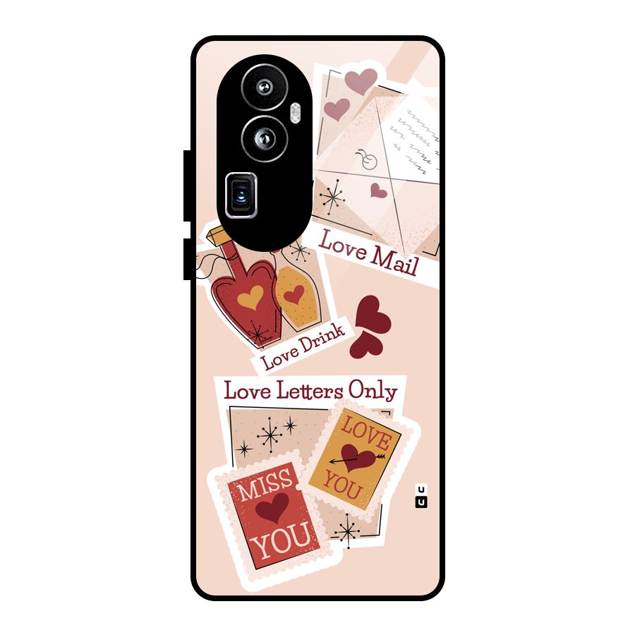 Love Language Glass Back Case for Oppo Reno10 Pro Plus