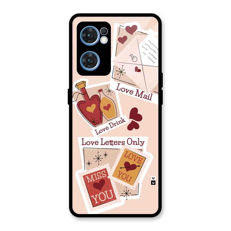 Love Language Glass Back Case for Oppo Reno7 5G