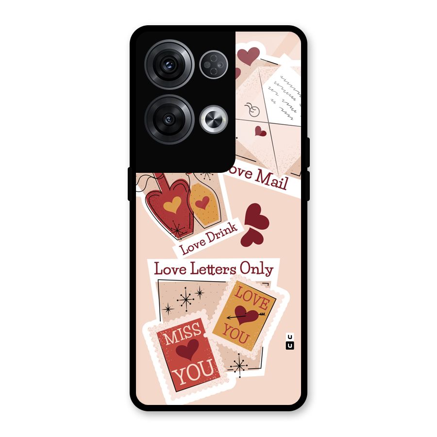 Love Language Glass Back Case for Oppo Reno8 Pro 5G