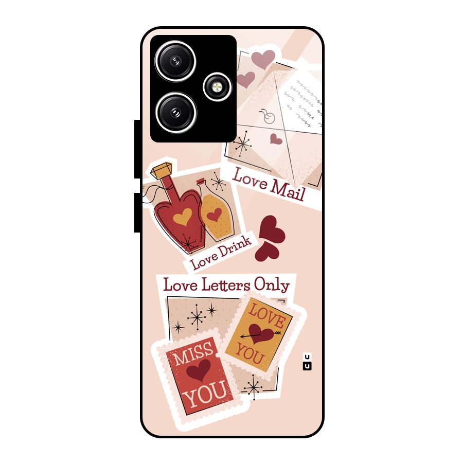 Love Language Glass Back Case for Poco M6 Pro