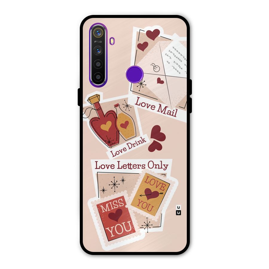 Love Language Glass Back Case for Realme 5s