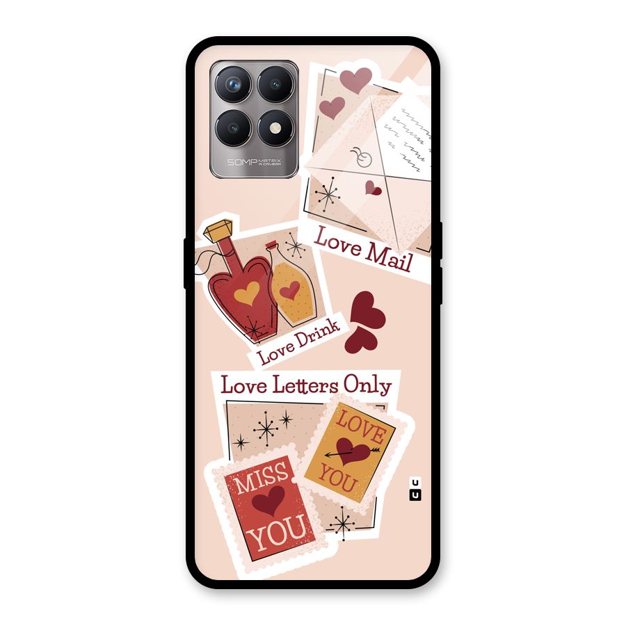 Love Language Glass Back Case for Realme 8i