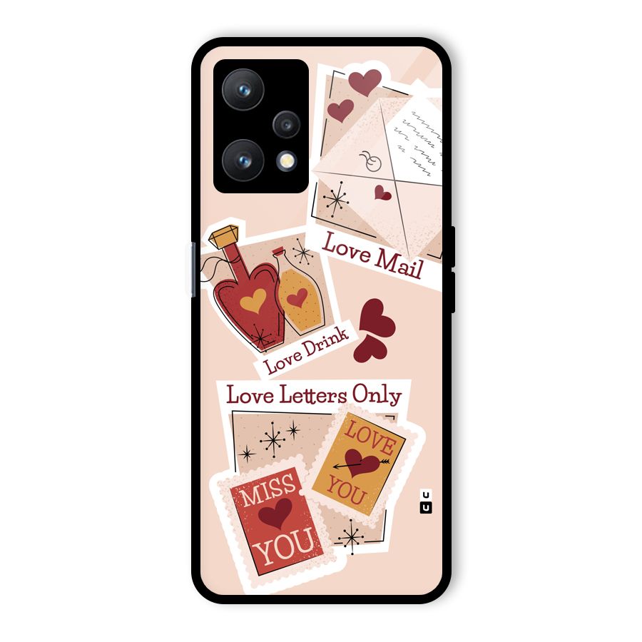Love Language Glass Back Case for Realme 9 Pro 5G