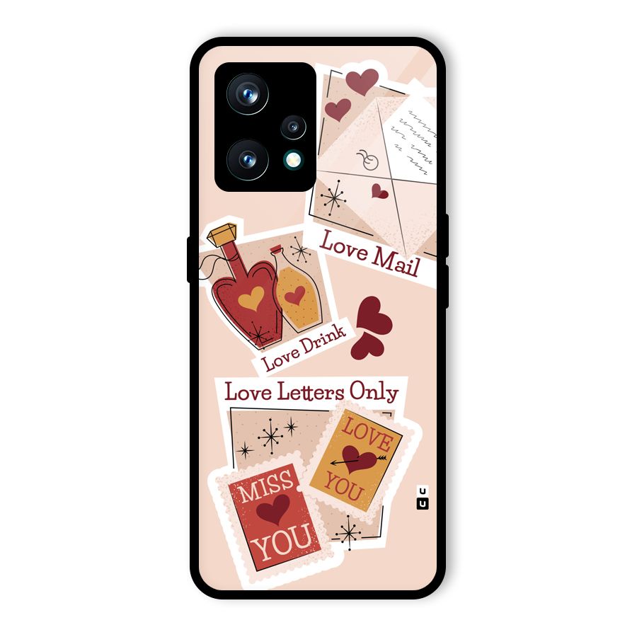 Love Language Glass Back Case for Realme 9 Pro Plus 5G
