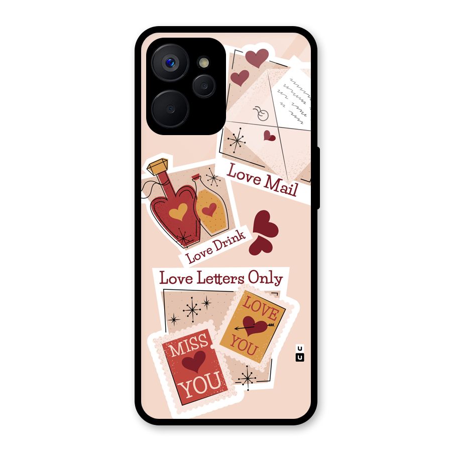 Love Language Glass Back Case for Realme 9i 5G