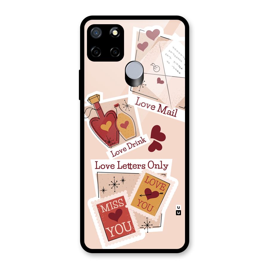 Love Language Glass Back Case for Realme C12