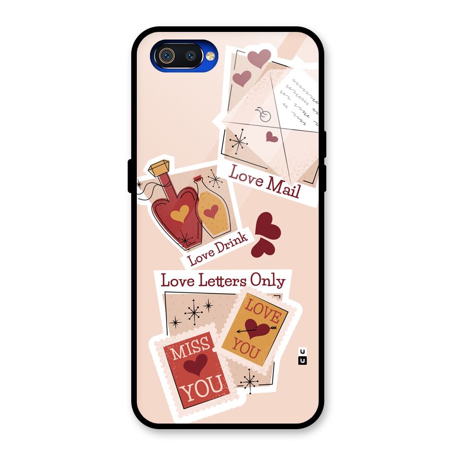 Love Language Glass Back Case for Realme C2