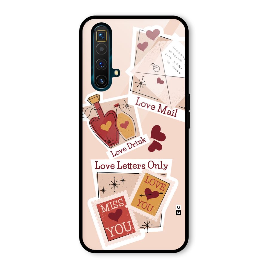 Love Language Glass Back Case for Realme X3