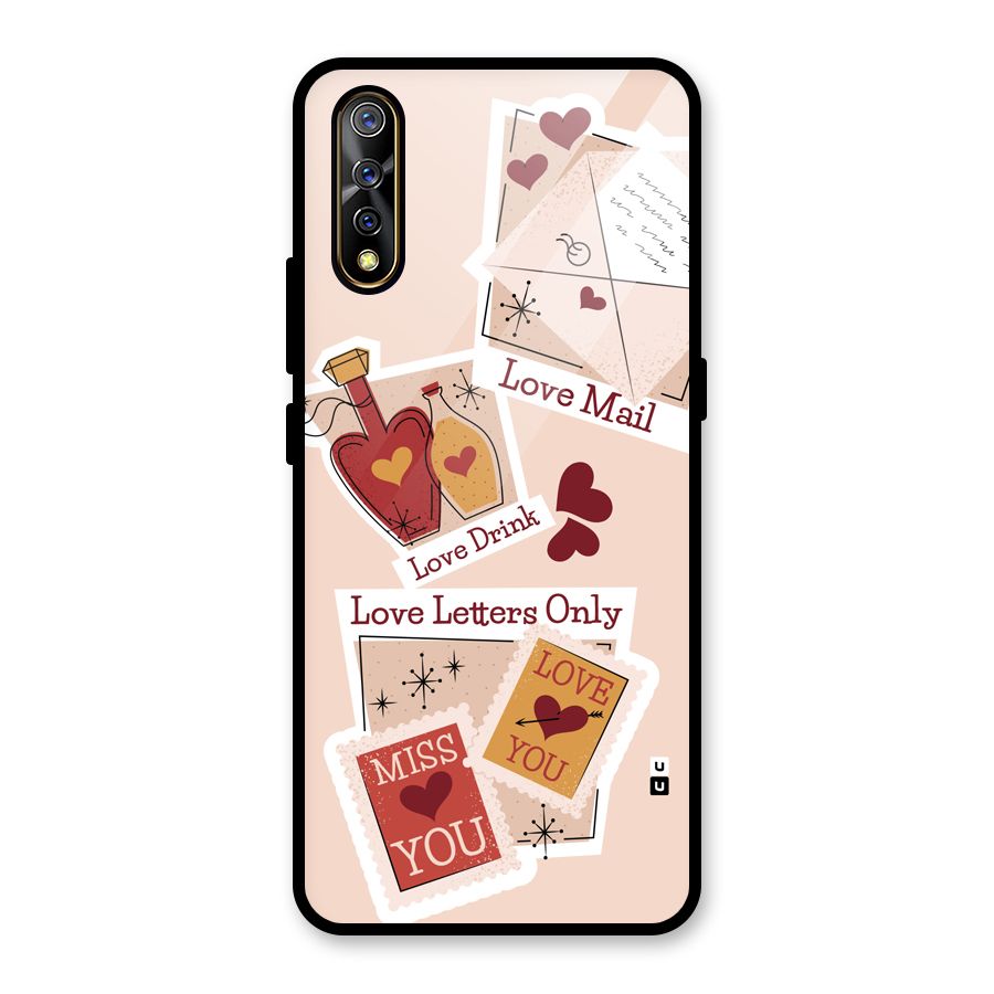 Love Language Glass Back Case for Vivo S1