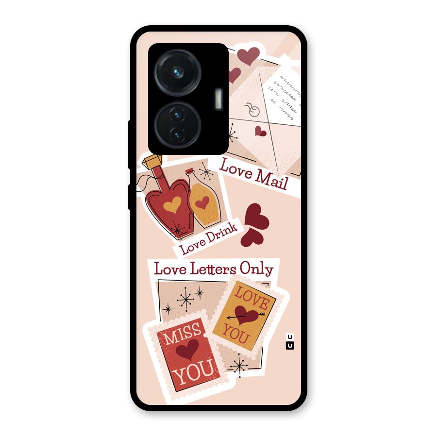 Love Language Glass Back Case for Vivo T1 44W