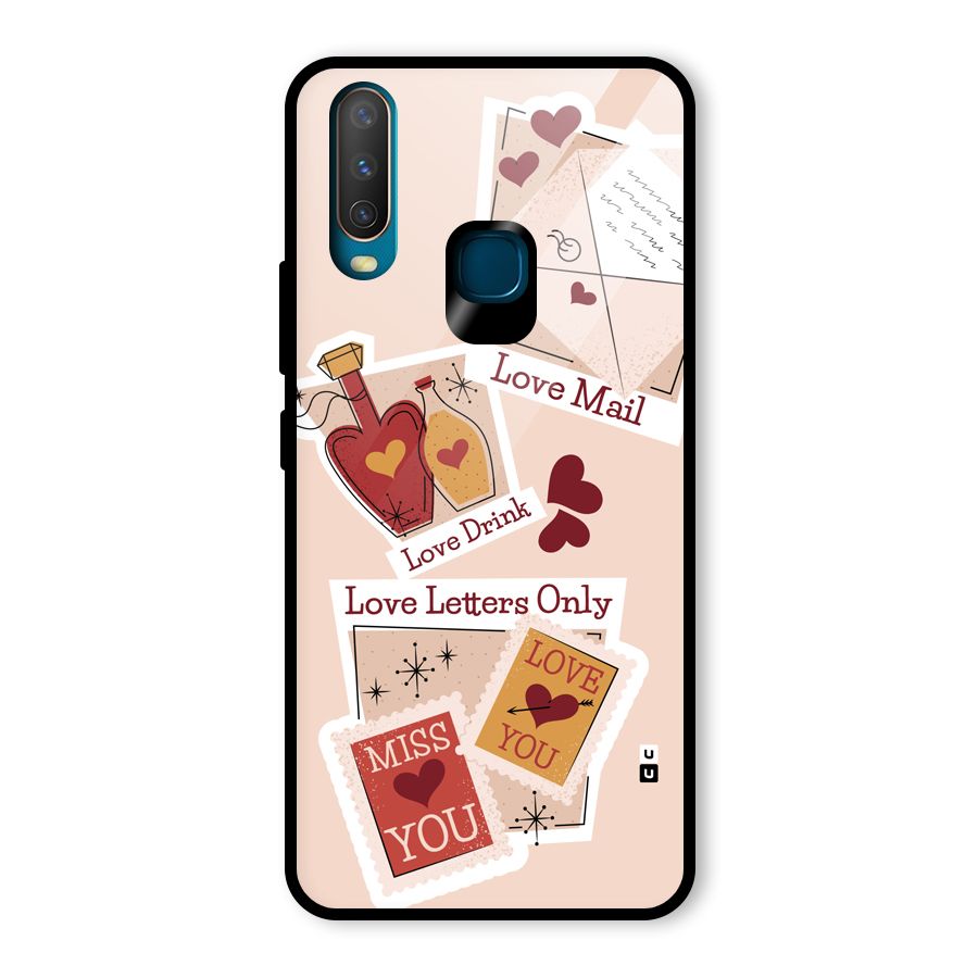 Love Language Glass Back Case for Vivo U10