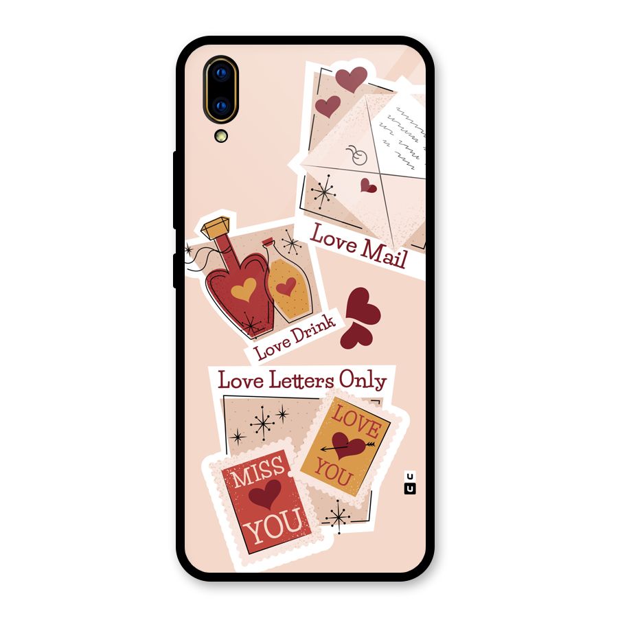 Love Language Glass Back Case for Vivo V11 Pro