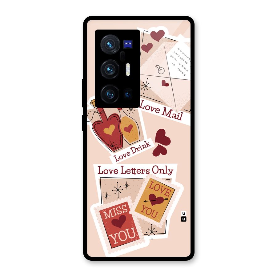 Love Language Glass Back Case for Vivo X70 Pro Plus