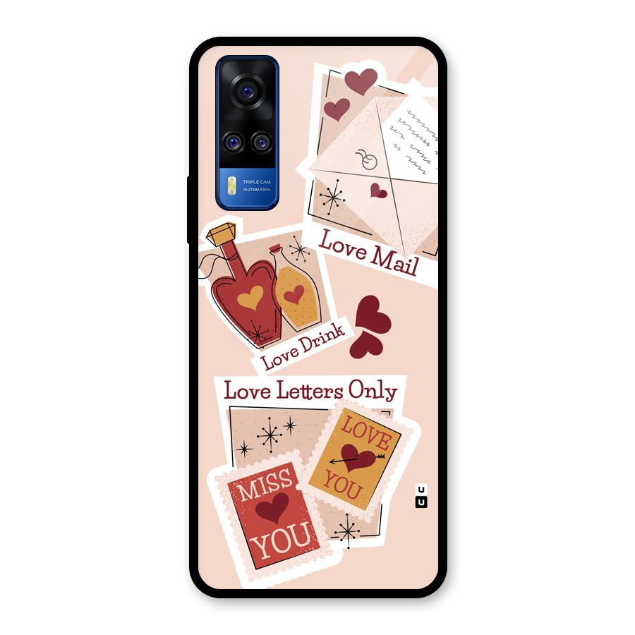 Love Language Glass Back Case for Vivo Y31