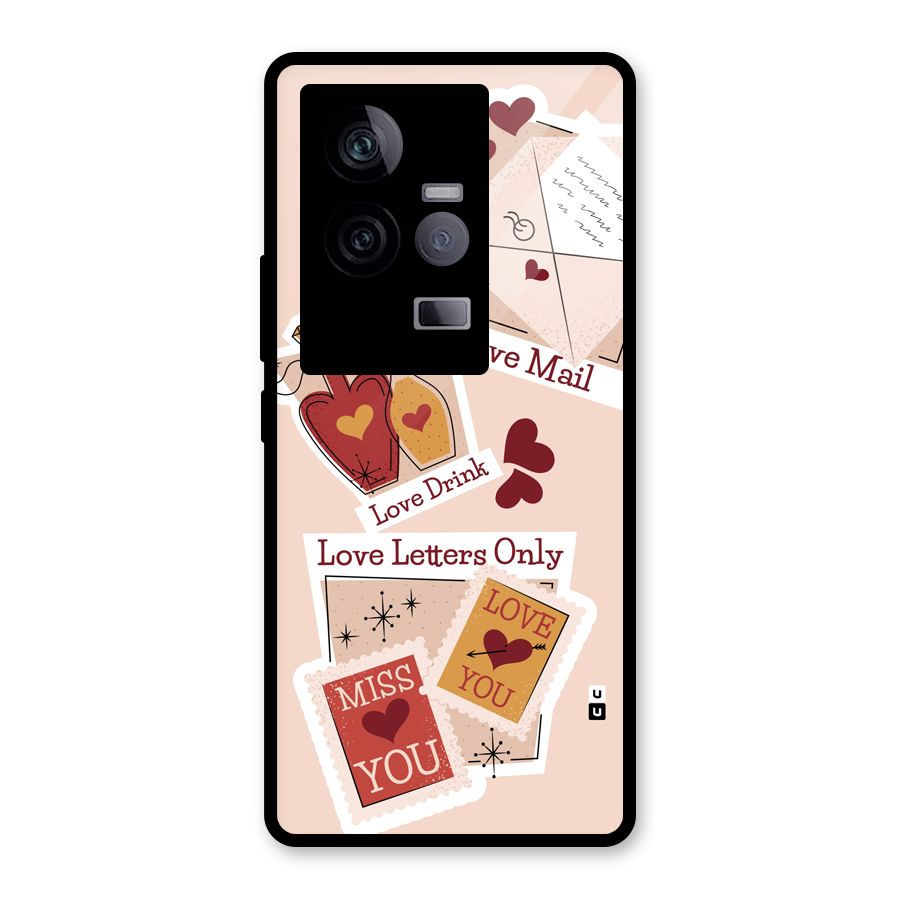 Love Language Glass Back Case for Vivo iQOO 11 5G