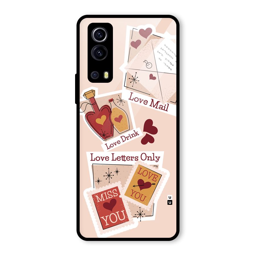 Love Language Glass Back Case for Vivo iQOO Z3