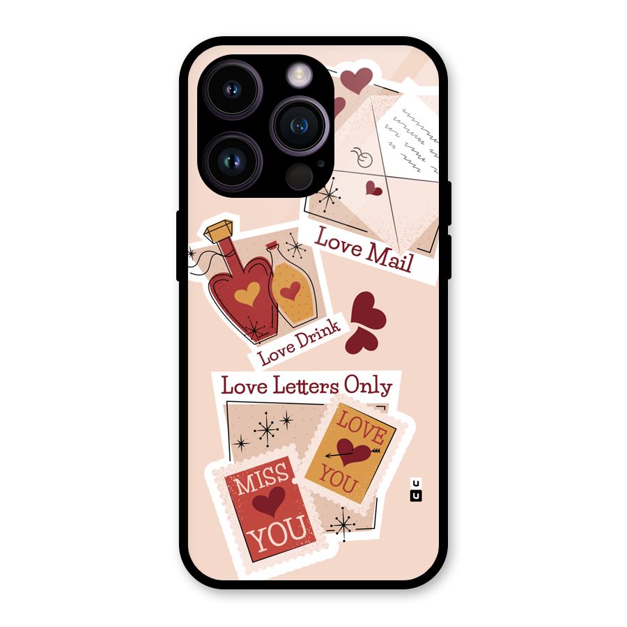 Love Language Glass Back Case for iPhone 14 Pro