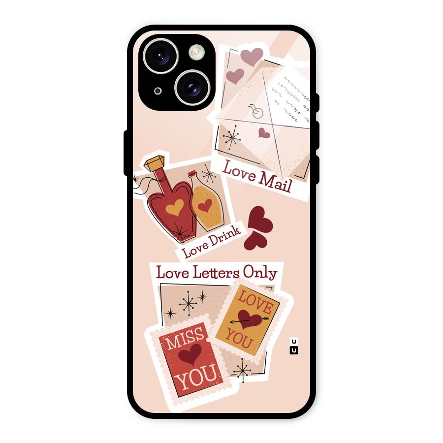 Love Language Glass Back Case for iPhone 15 Plus
