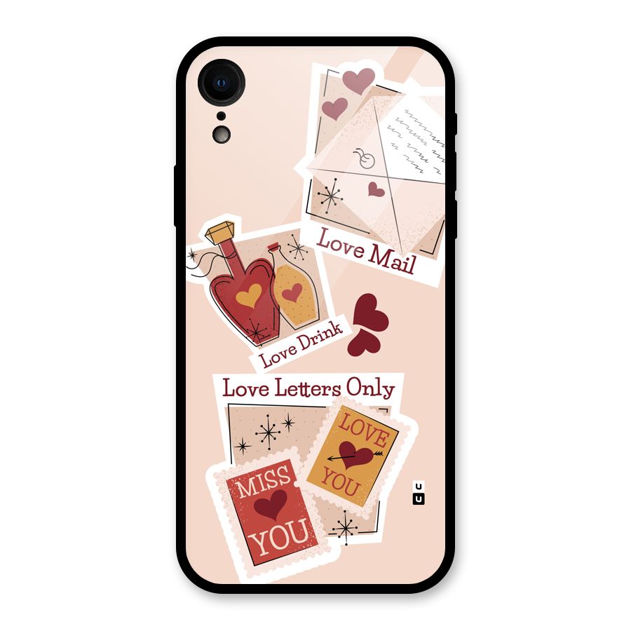 Love Language Glass Back Case for iPhone XR