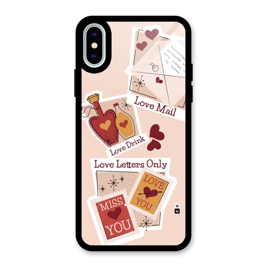 Love Language Glass Back Case for iPhone XS