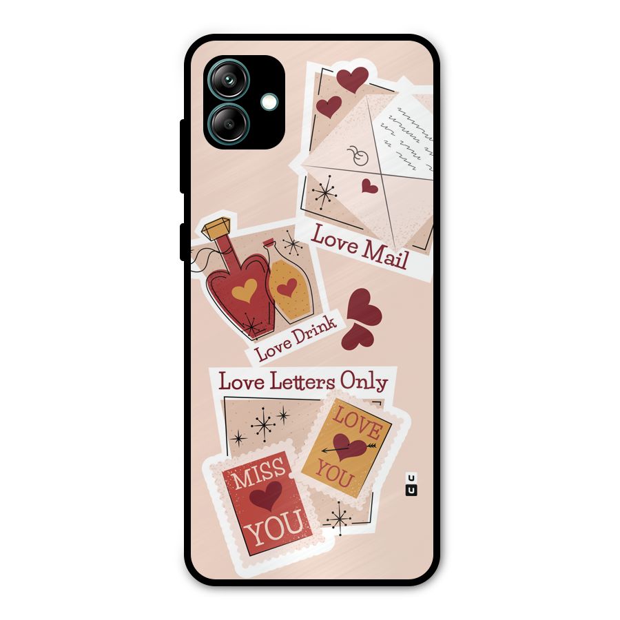 Love Language Metal Back Case for Galaxy A04