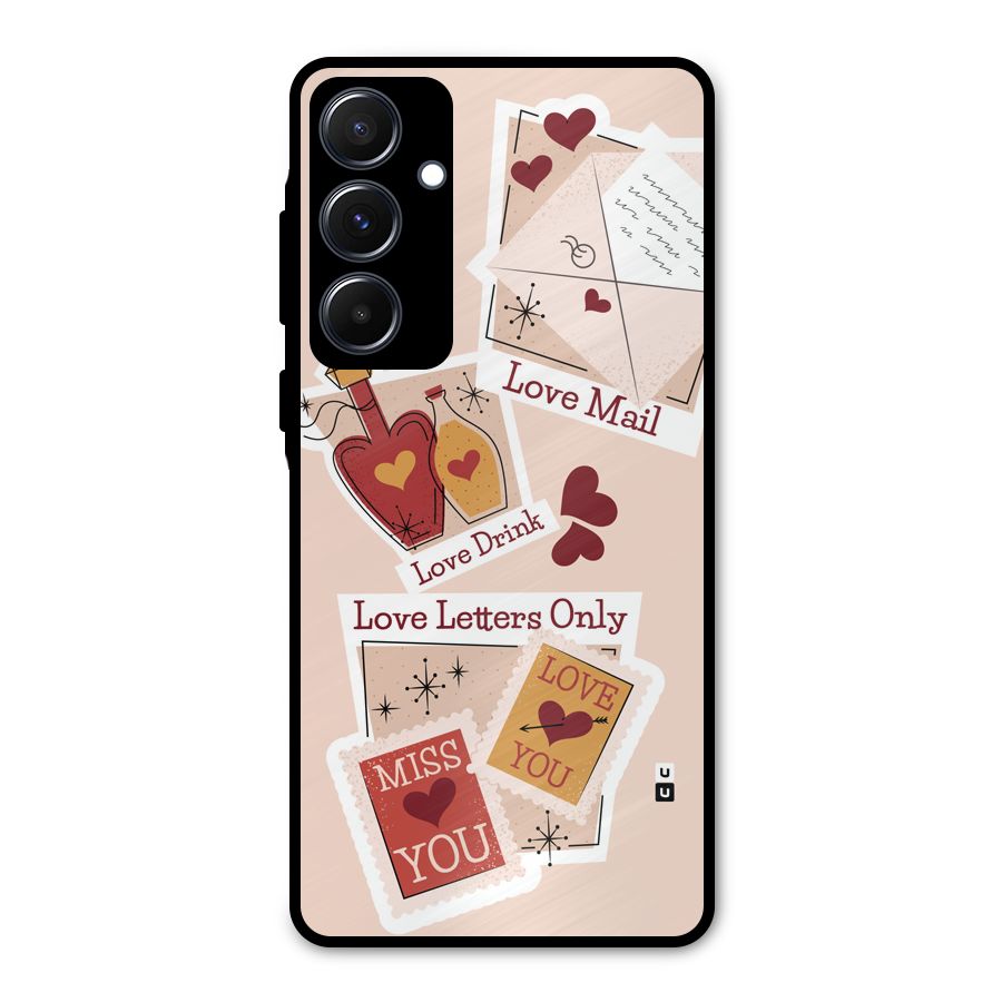 Love Language Metal Back Case for Galaxy A55