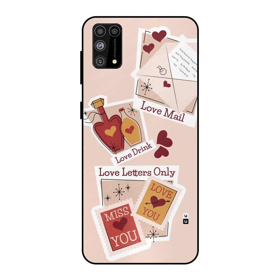 Love Language Metal Back Case for Galaxy F41