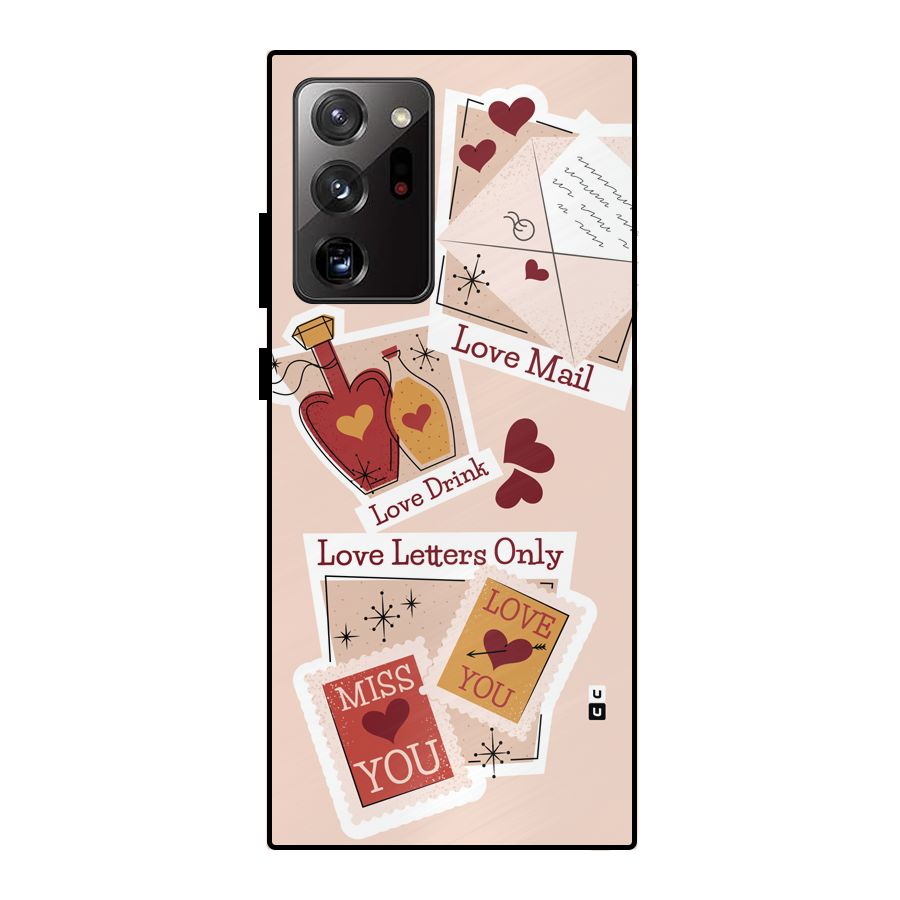Love Language Metal Back Case for Galaxy Note 20 Ultra 5G