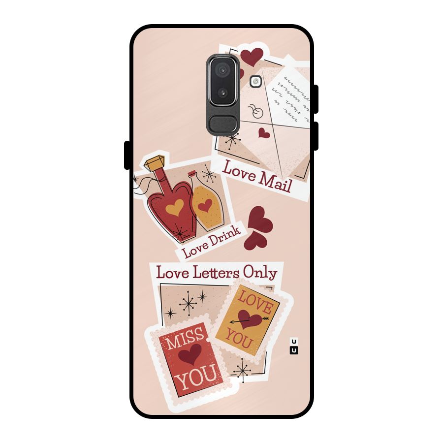 Love Language Metal Back Case for Galaxy On8 (2018)