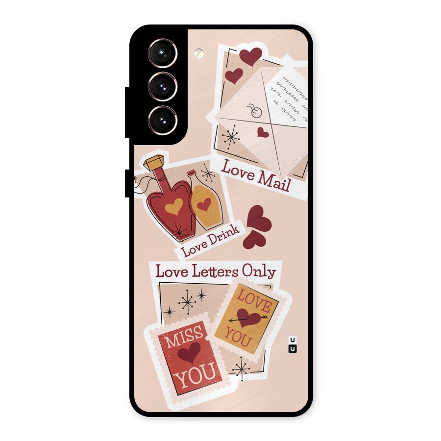 Love Language Metal Back Case for Galaxy S21 5G