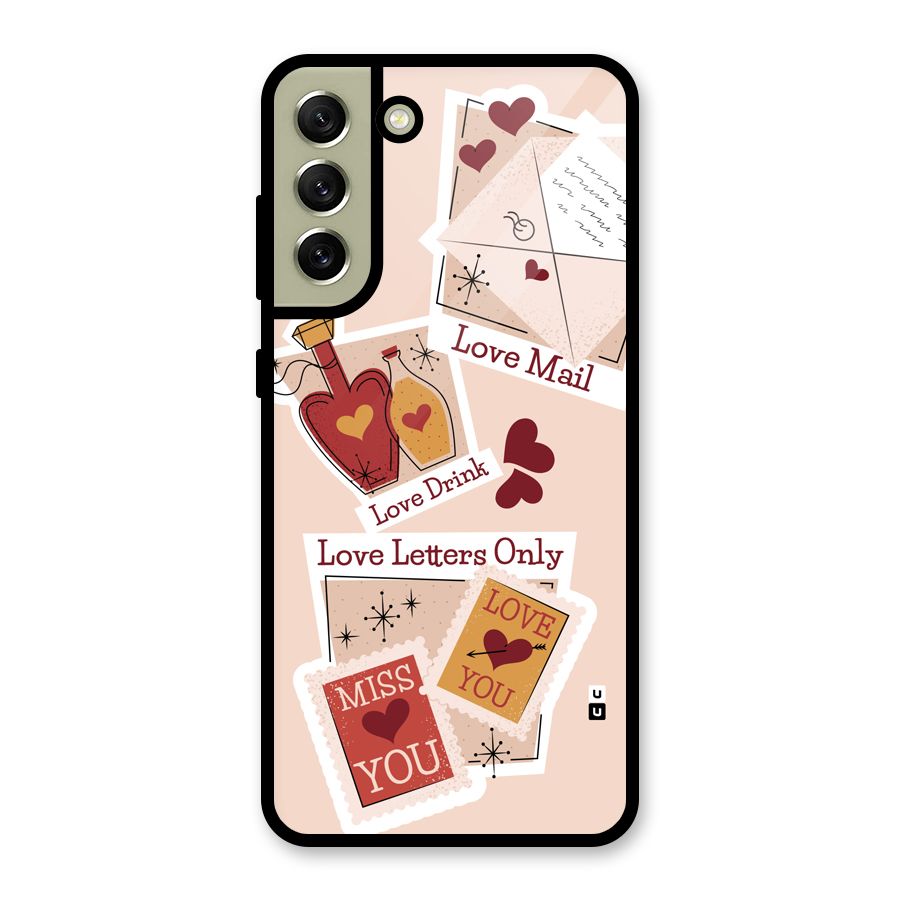 Love Language Metal Back Case for Galaxy S21 FE 5G (2023)