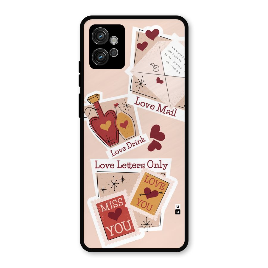 Love Language Metal Back Case for Moto G32
