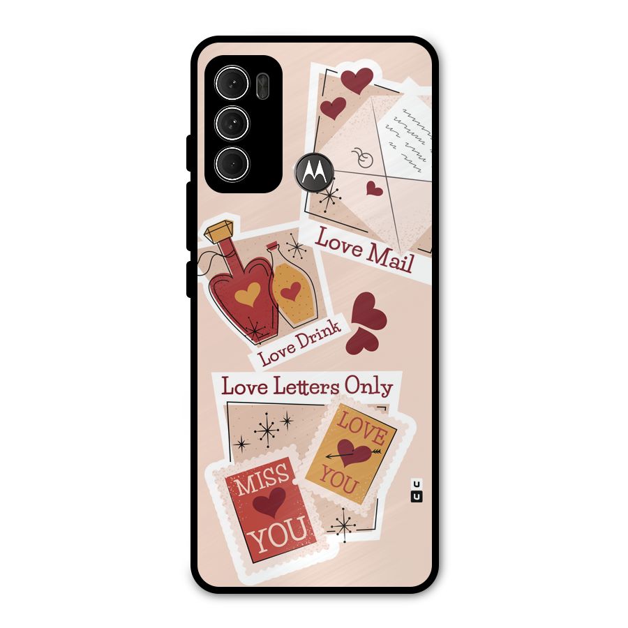 Love Language Metal Back Case for Moto G60