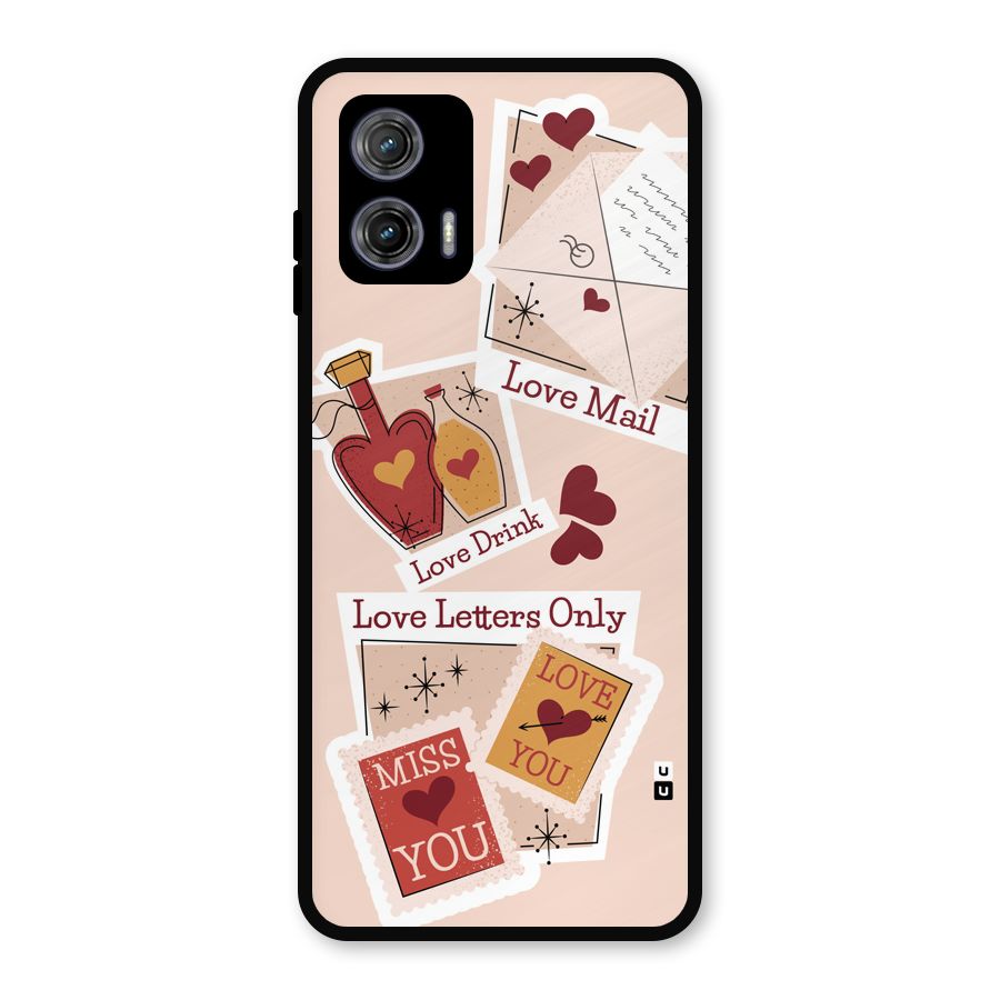 Love Language Metal Back Case for Moto G73