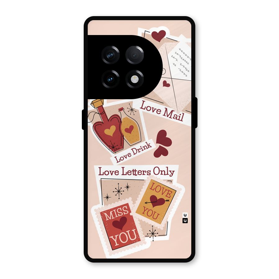 Love Language Metal Back Case for OnePlus 11R
