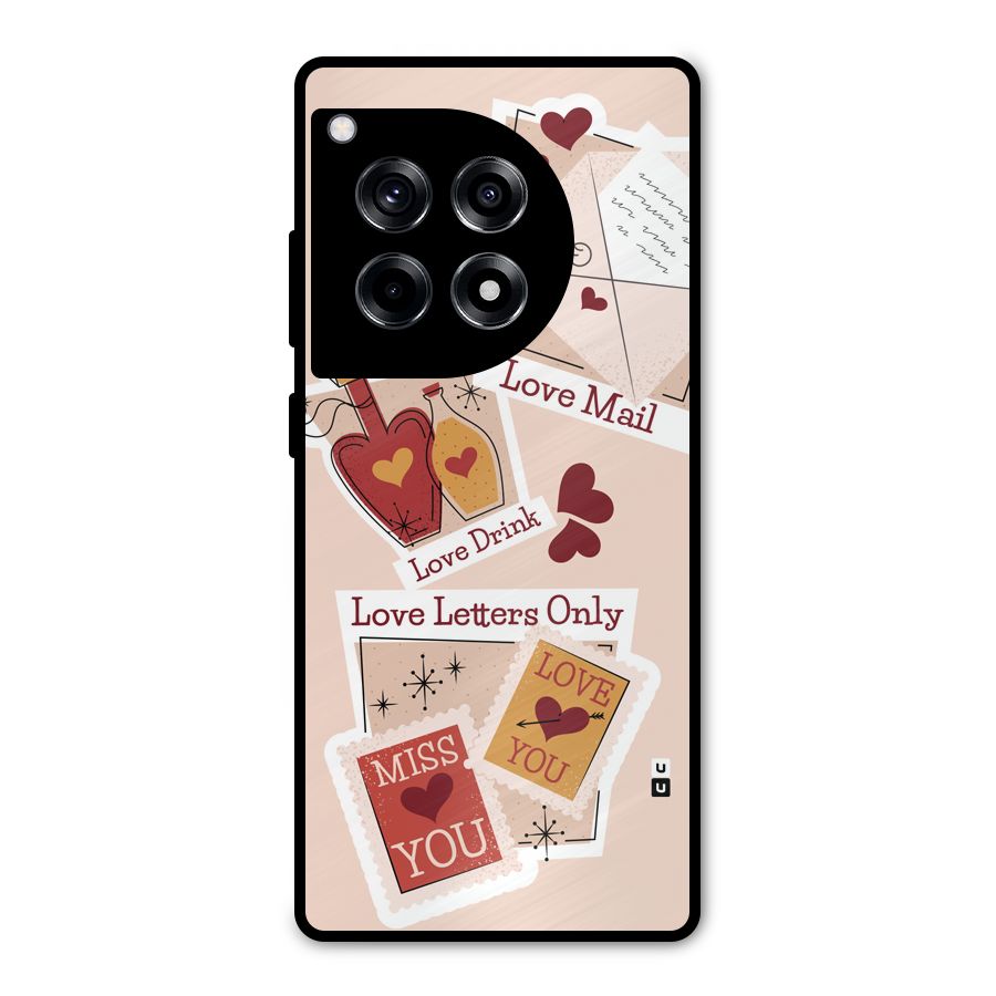 Love Language Metal Back Case for OnePlus 12R