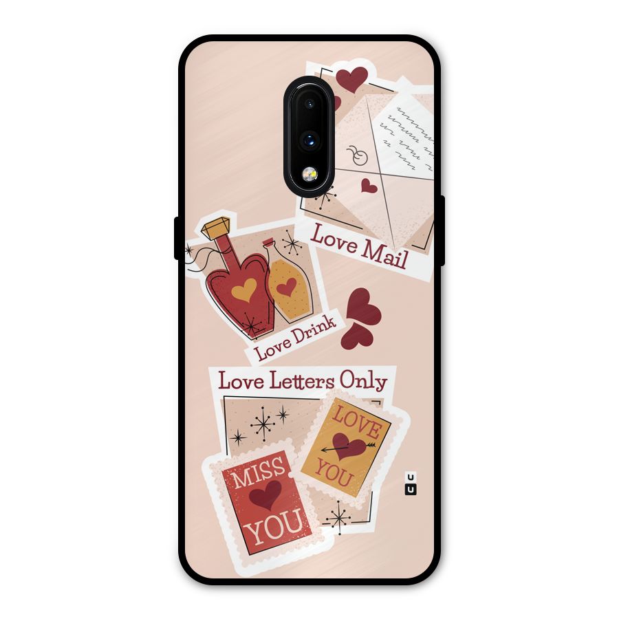Love Language Metal Back Case for OnePlus 7