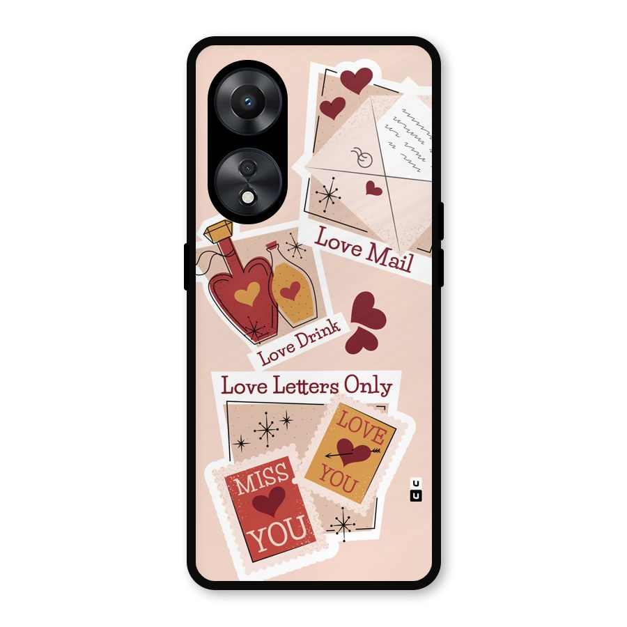 Love Language Metal Back Case for Oppo A78
