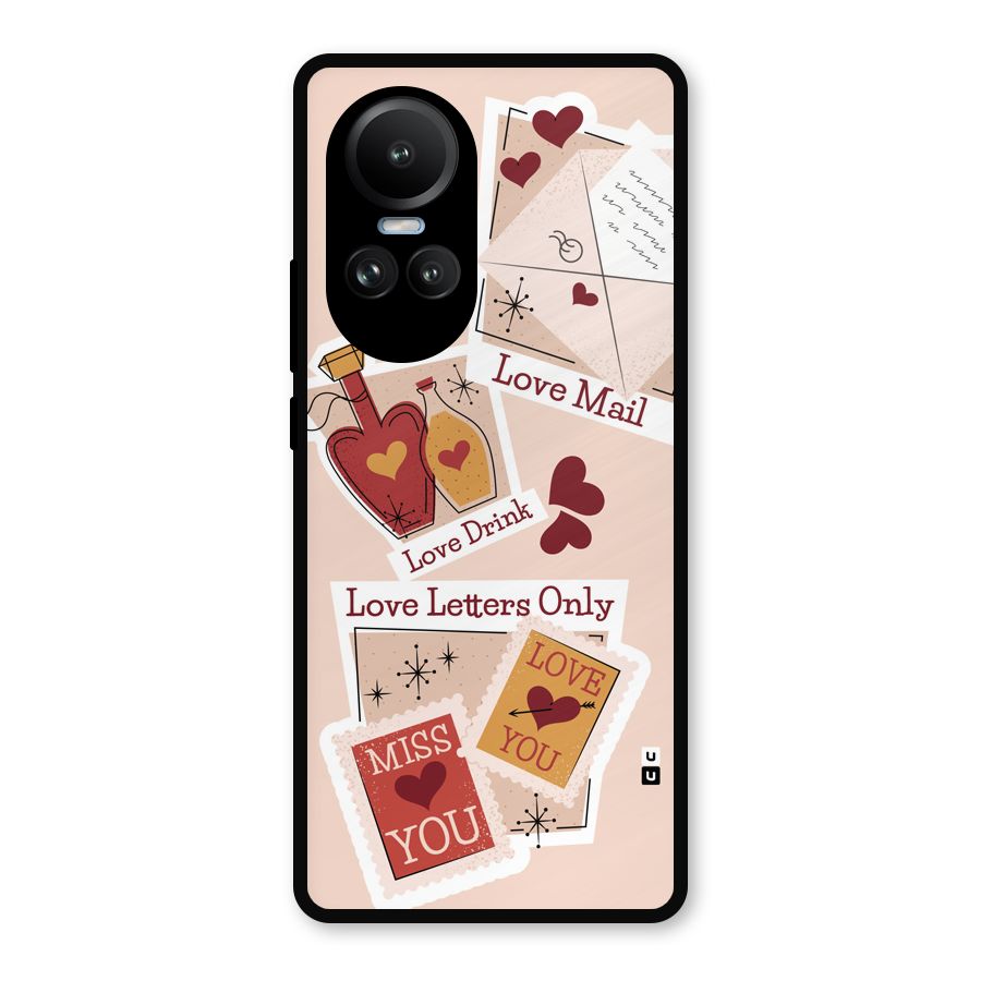 Love Language Metal Back Case for Oppo Reno10