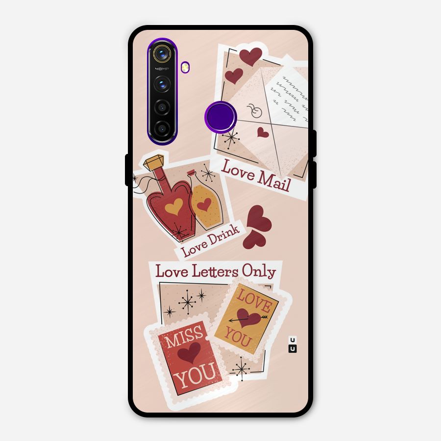 Love Language Metal Back Case for Realme 5 Pro