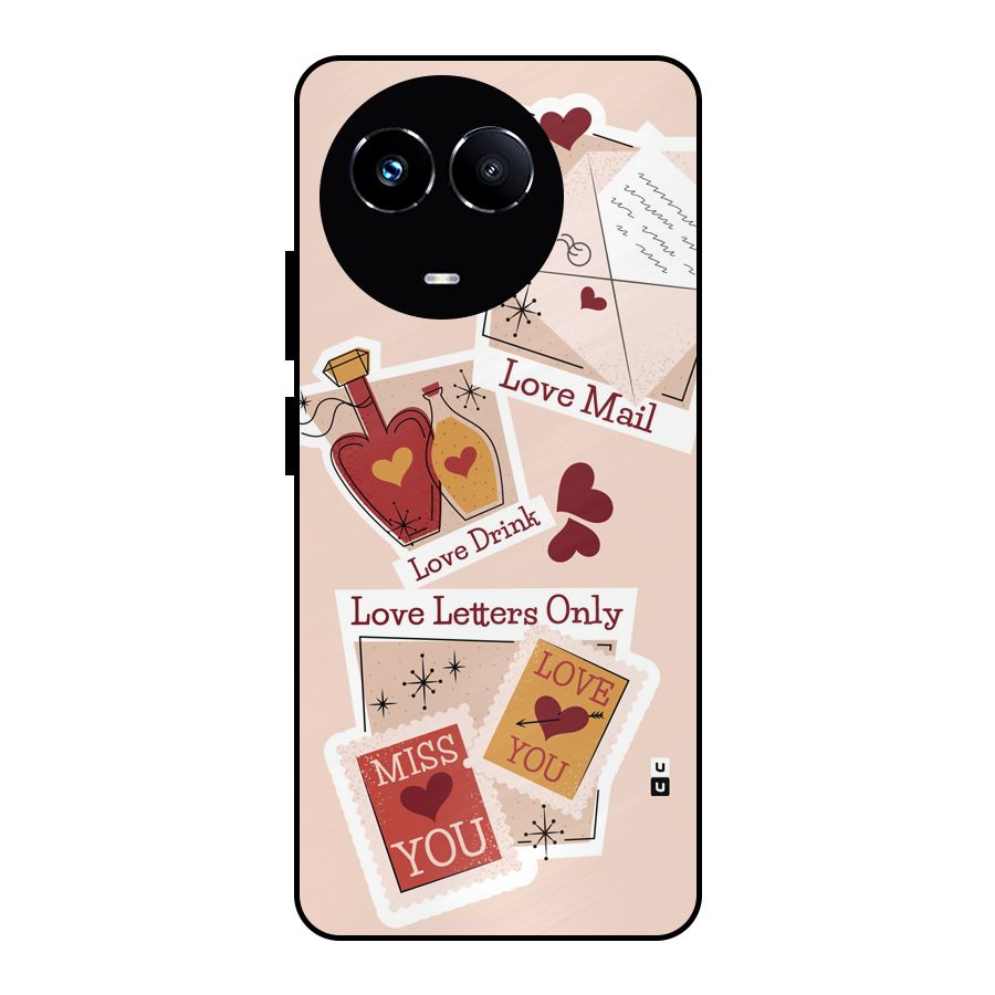 Love Language Metal Back Case for Realme Narzo 60X