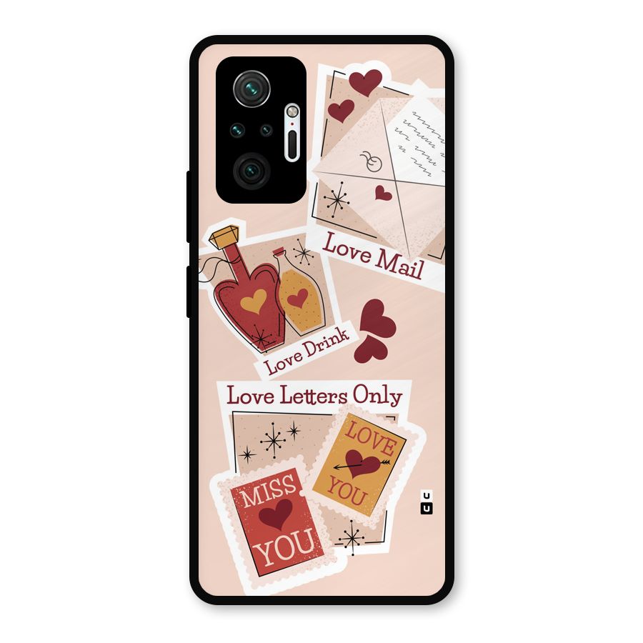 Love Language Metal Back Case for Redmi Note 10 Pro