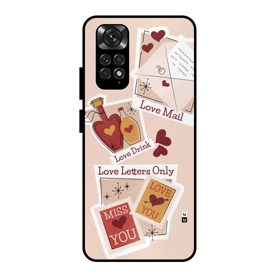 Love Language Metal Back Case for Redmi Note 11 Pro
