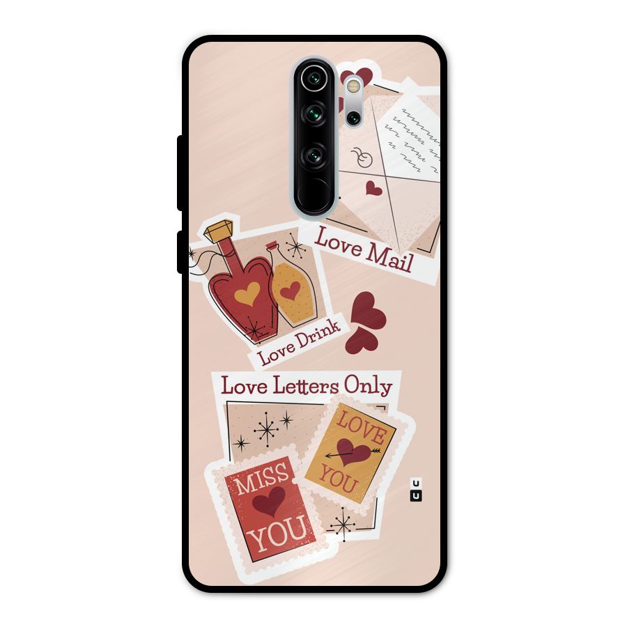 Love Language Metal Back Case for Redmi Note 8 Pro