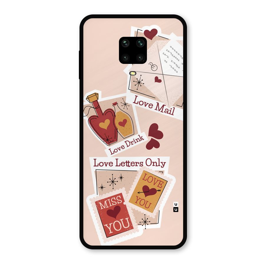 Love Language Metal Back Case for Redmi Note 9 Pro Max