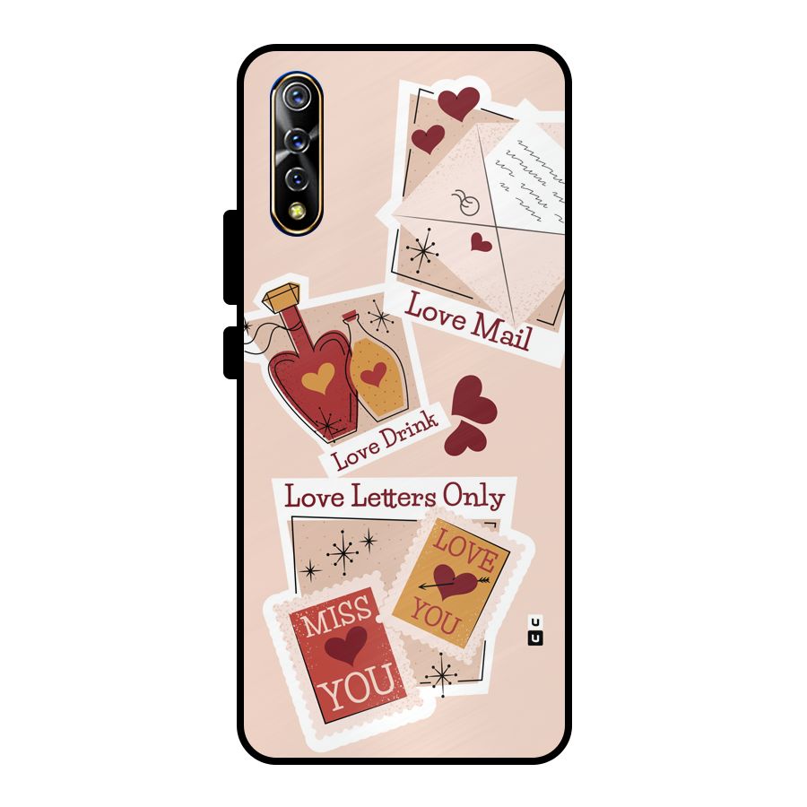 Love Language Metal Back Case for Vivo S1