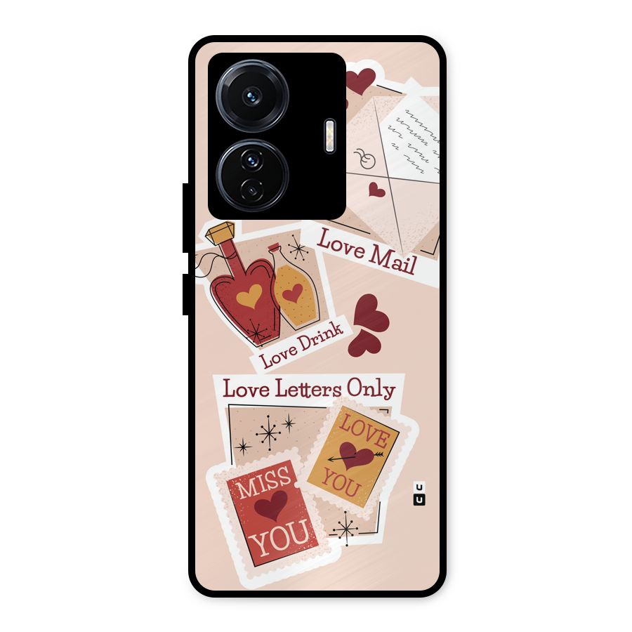 Love Language Metal Back Case for Vivo T1 Pro