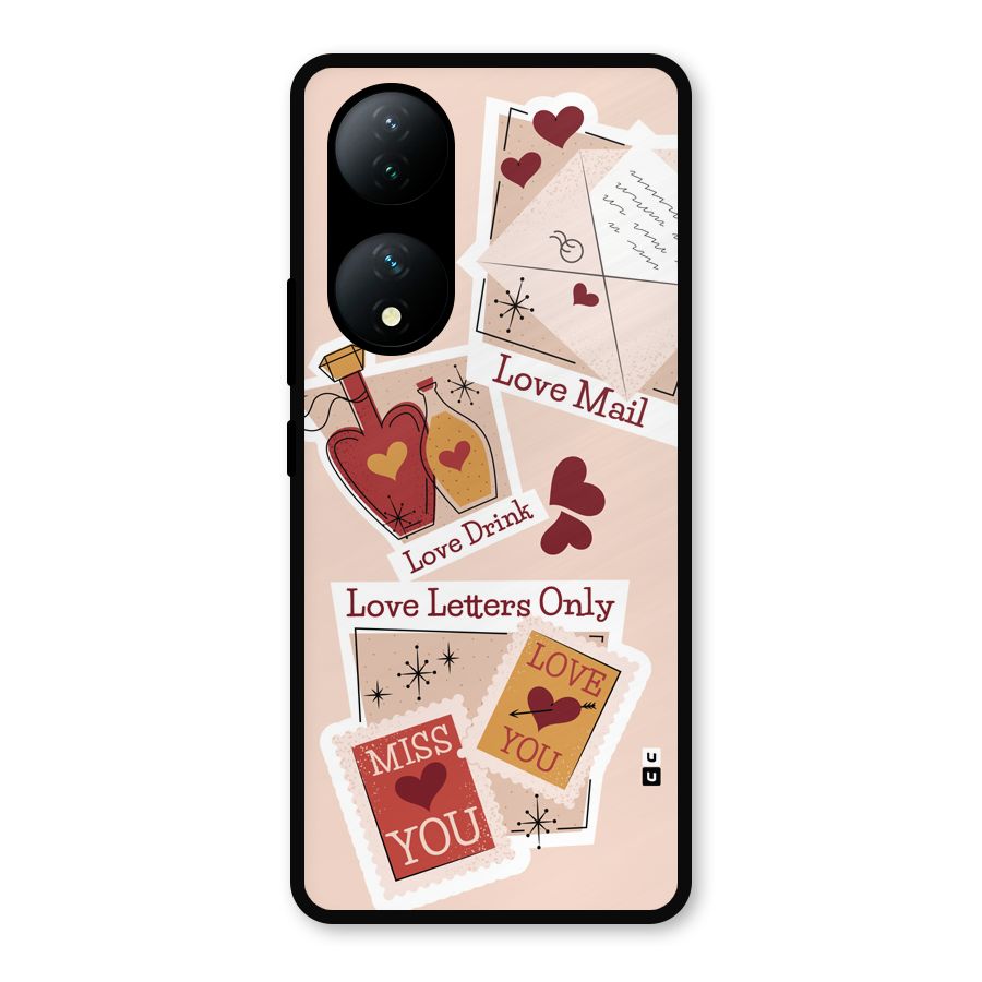 Love Language Metal Back Case for Vivo T2