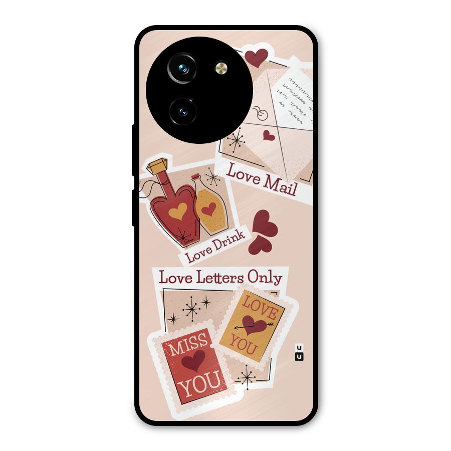 Love Language Metal Back Case for Vivo T3x